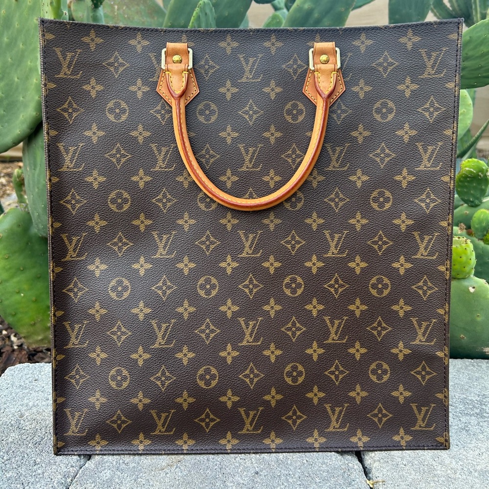 Louis Vuitton Vintage Monogram Canvas Sac Plat Bag